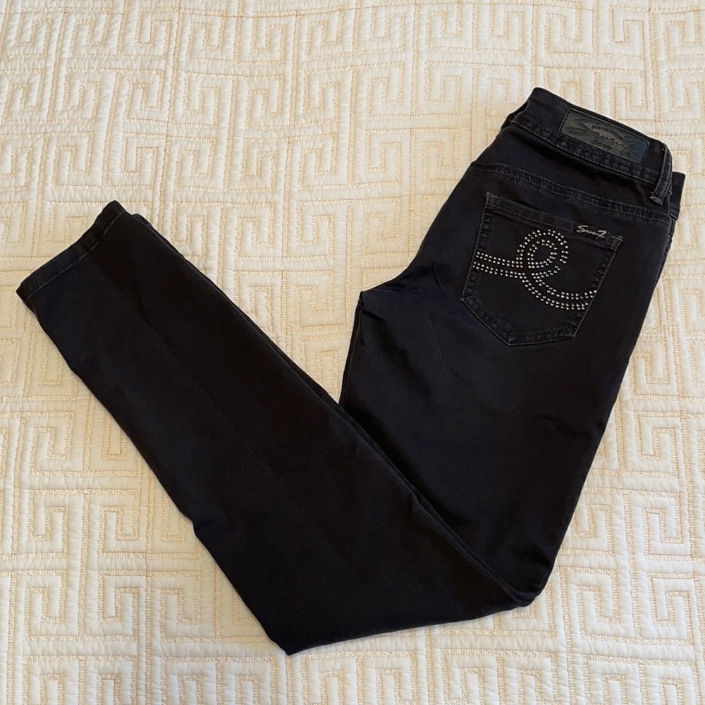 Seven7 Black Skinny Jeans
